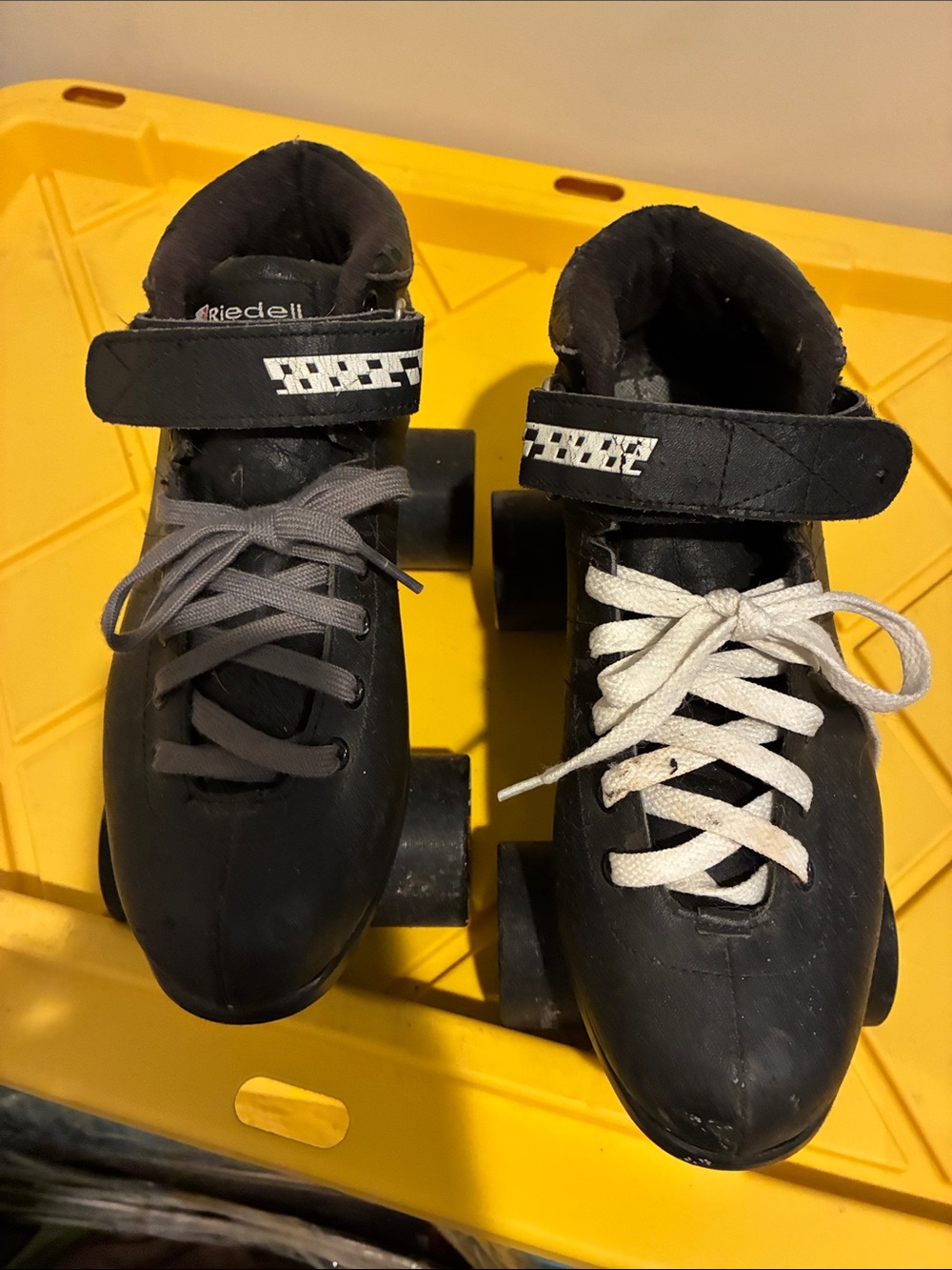 Riedell Black Quad Roller Skates